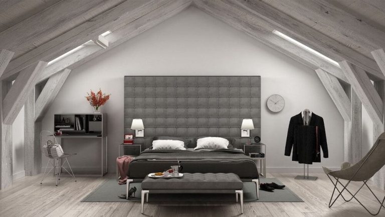 El color gris es perfecto para una habitación