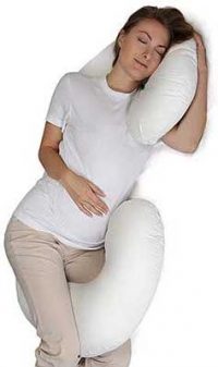 Almohada de cuerpo entero para el embarazo con funda lavable